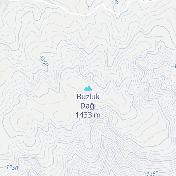 Map of Buzluk Dağı