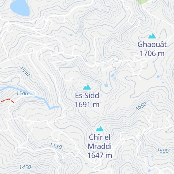 Map of Es Sidd