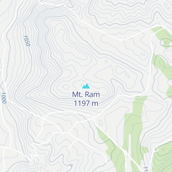 Map of Mt. Ram