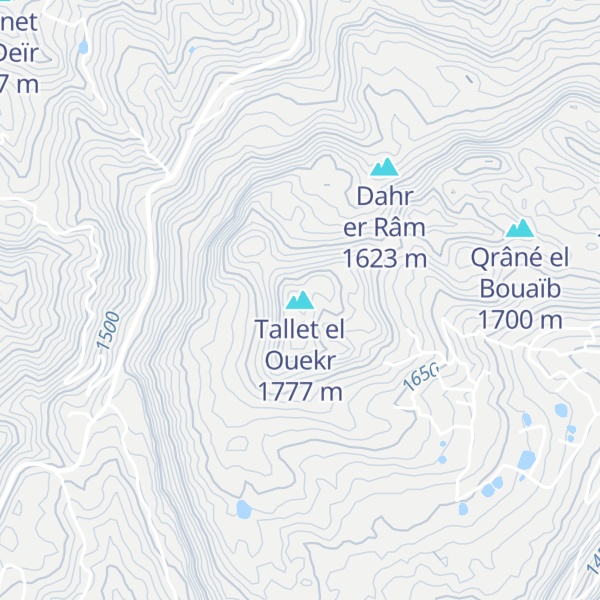 Map of Tallet el Ouekr