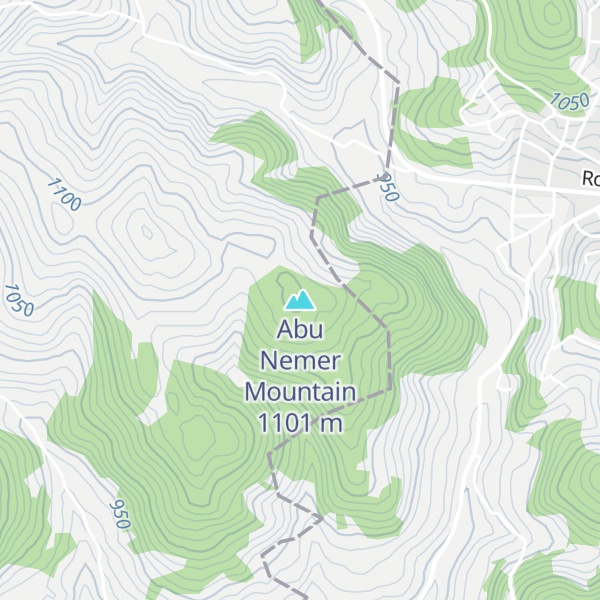 Map of Abu Nemer Mountain