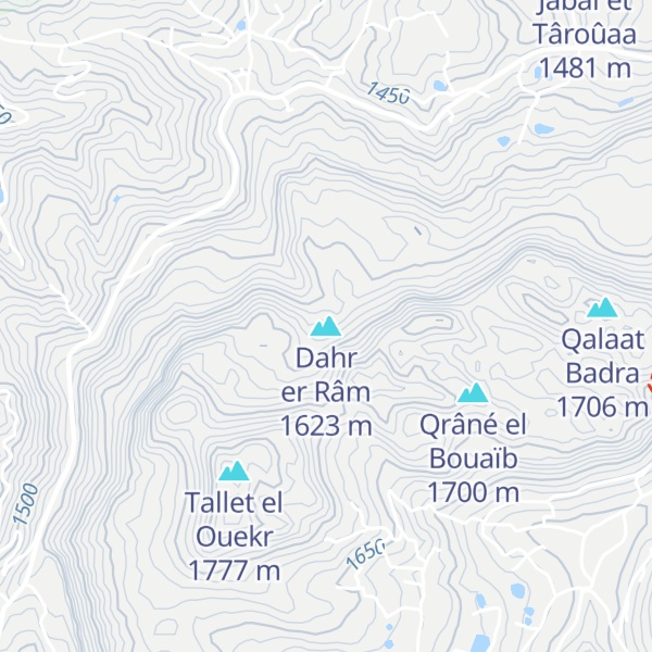 Map of Dahr er Râm