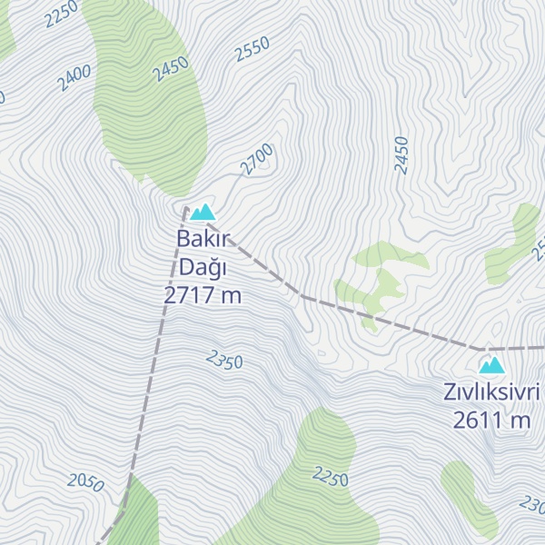 Map of Sinekli Kayalar