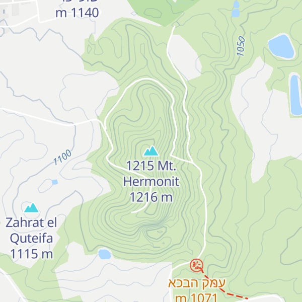 Map of 1215 Mt. Hermonit