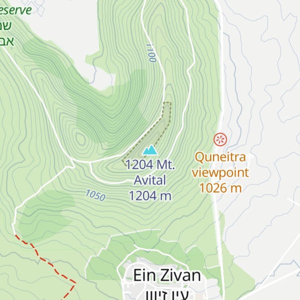 Map of 1204 Mt. Avital