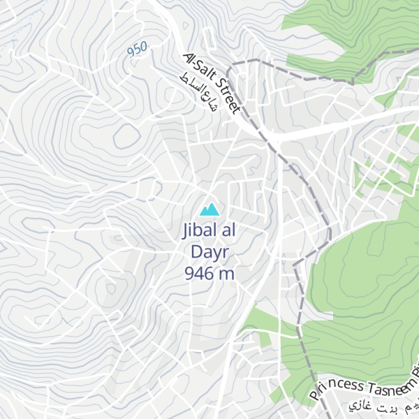 Map of Jibal al Dayr