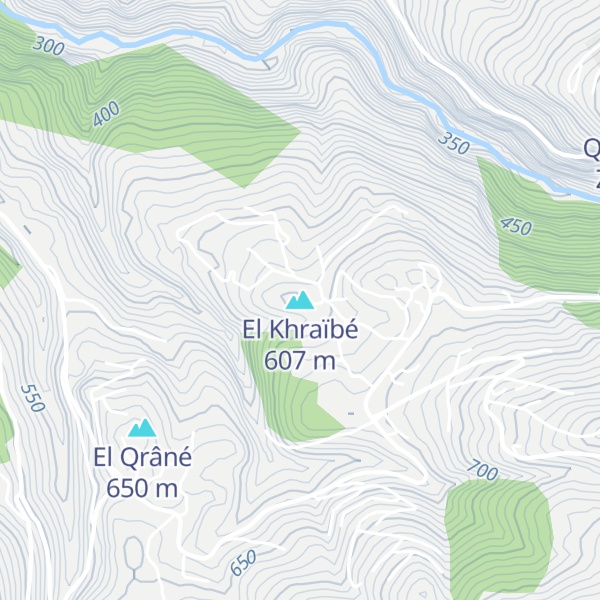 Map of El Khraïbé