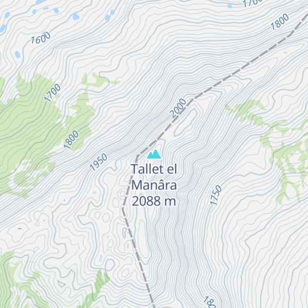 Map of Tallet el Manâra