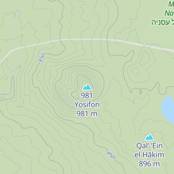 Map of 981 Yosifon