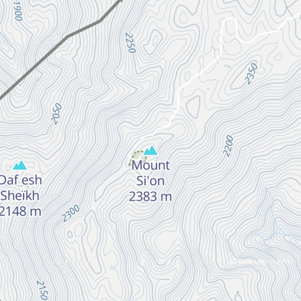 Map of Mount Si'on