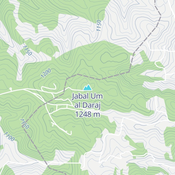 Map of Jabal Um al Daraj