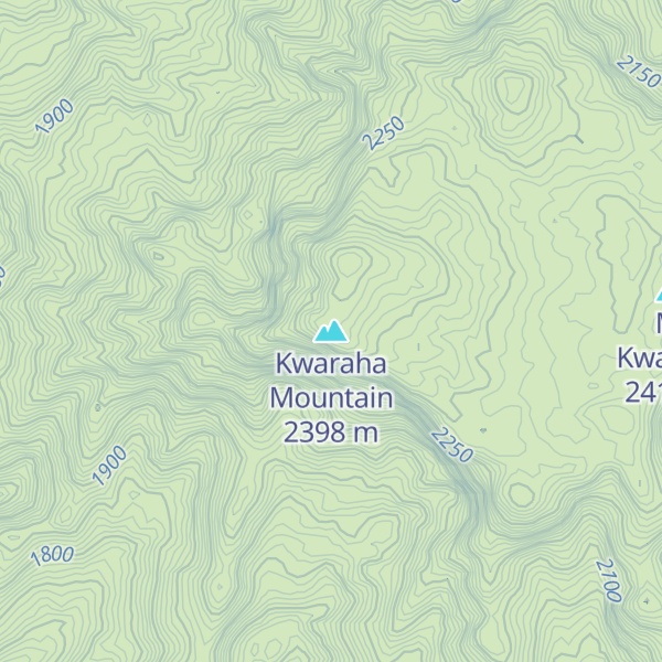 Map of Kwaraha Mountain