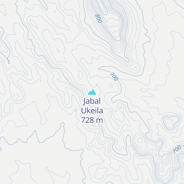 Map of Jabal Ukeila