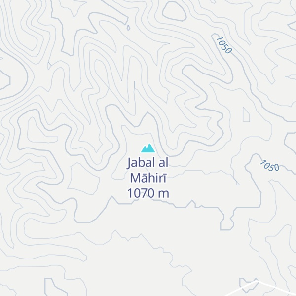 Map of Jabal al Māhirī