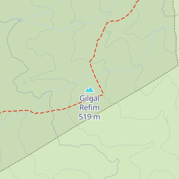Map of Gilgal Refim