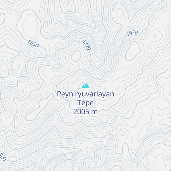 Map of Peyniryuvarlayan Tepe