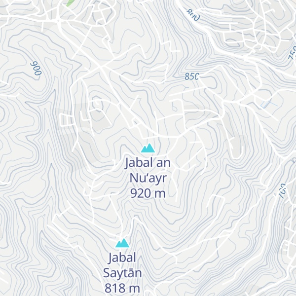 Map of Jabal an Nu‘ayr