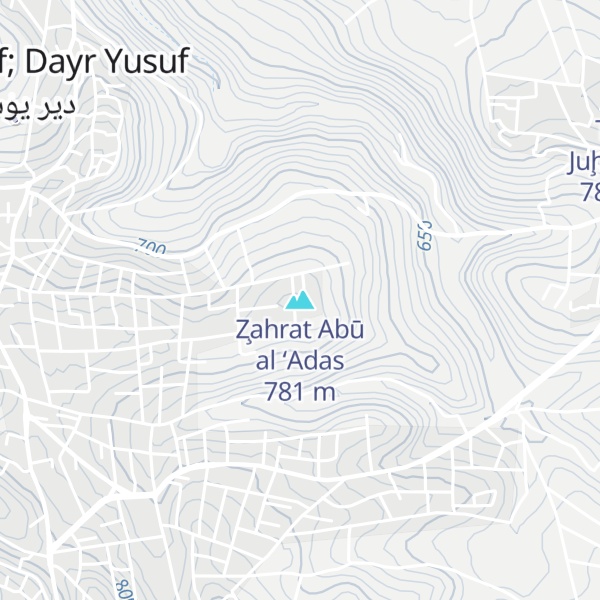 Map of Z̧ahrat Abū al ‘Adas