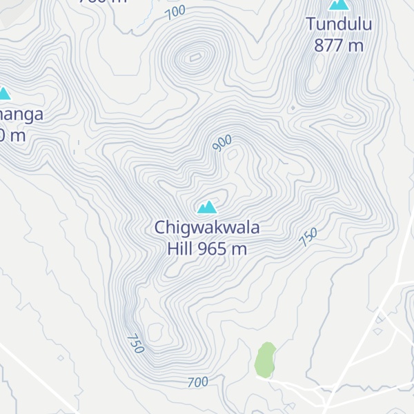 Map of Chigwakwala Hill