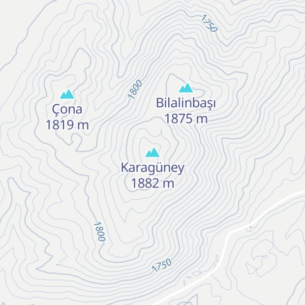 Map of Karagüney