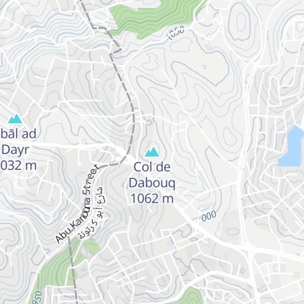 Map of Col de Dabouq