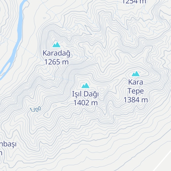 Map of Işıl Dağı