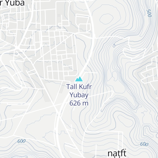 Map of Tall Kufr Yubay