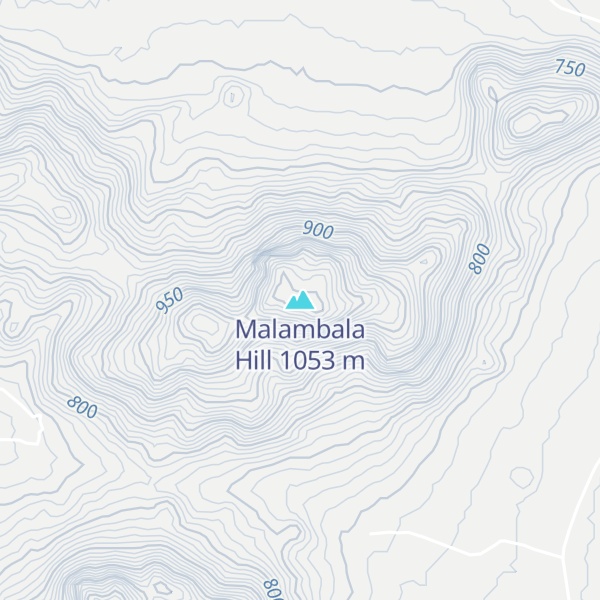 Map of Malambala Hill
