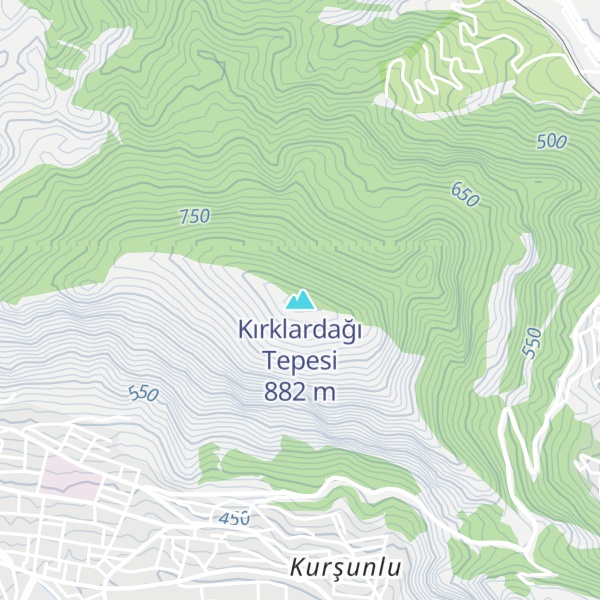 Map of Kırklardağı Tepesi