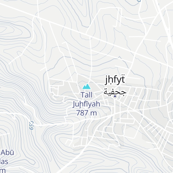 Map of Tall Juḩfīyah