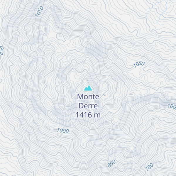 Map of Monte Derre