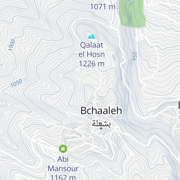 Map of El Qbaïbât