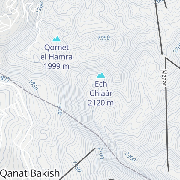 Map of Ech Charbîne