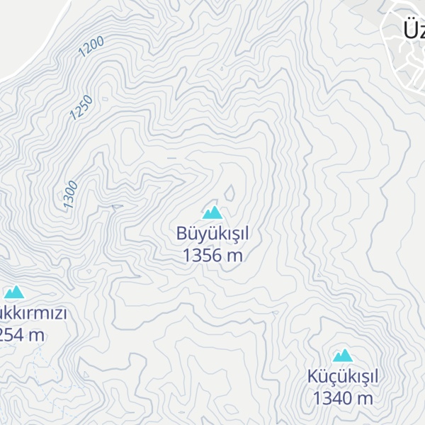 Map of Büyükışıl