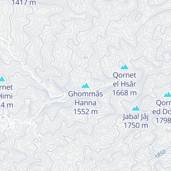 Map of Ghommâs Hanna