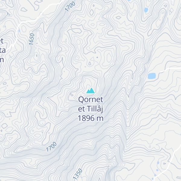 Map of Qornet et Tillâj