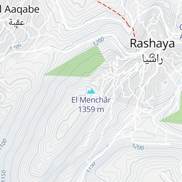Map of El Menchâr