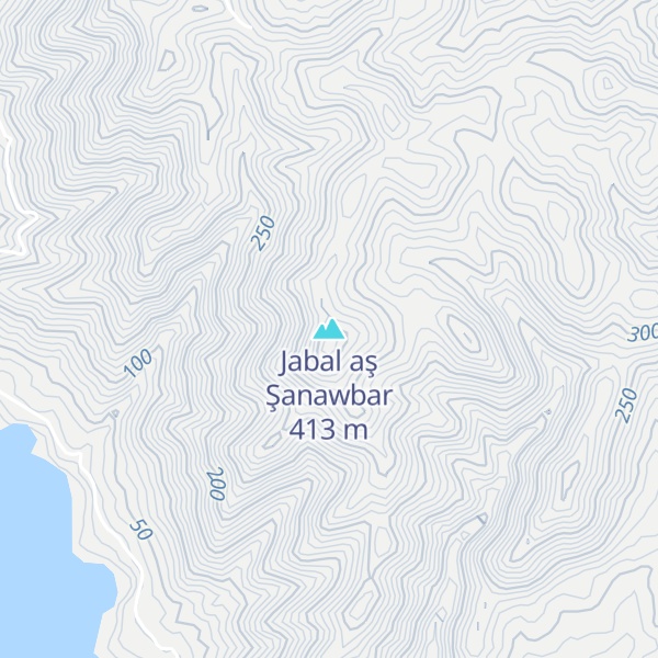 Map of Jabal aş Şanawbar