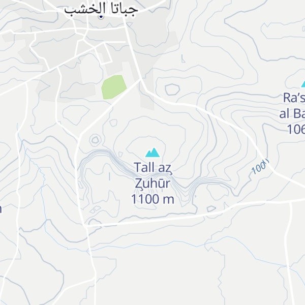 Map of Tall az̧ Z̧uhūr