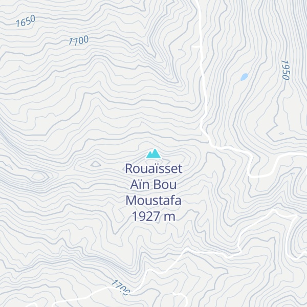 Map of Rouaïsset Aïn Bou Moustafa