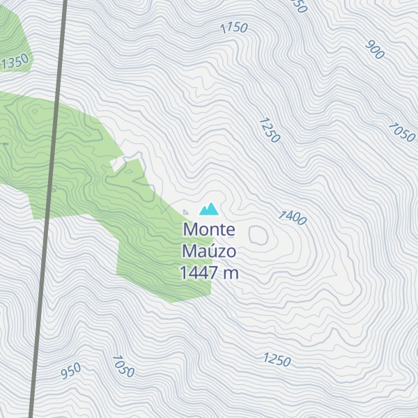 Map of Monte Maúzo
