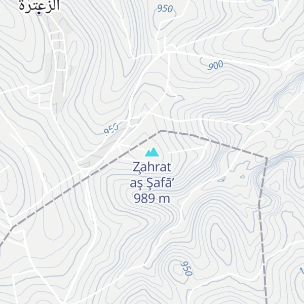 Map of Z̧ahrat aş Şafā’