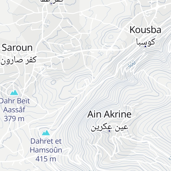Map of Dahr Sâmi