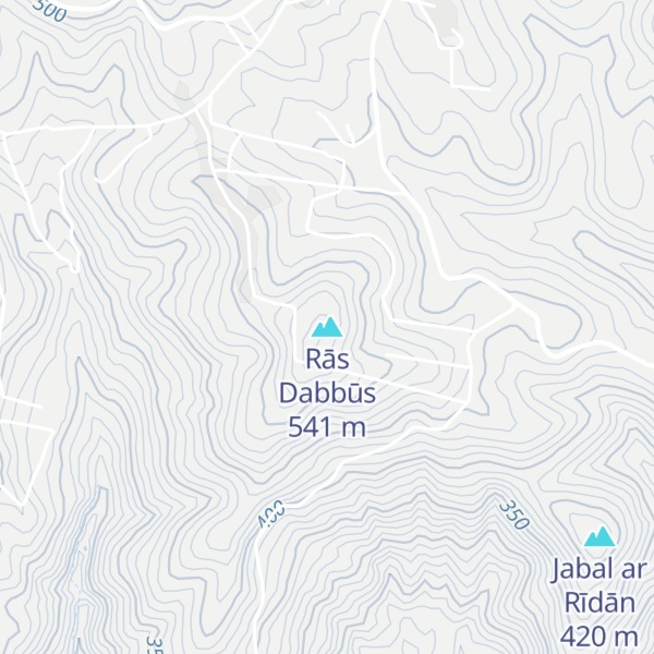 Map of Rās Dabbūs