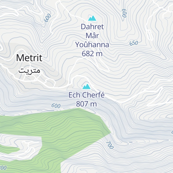 Map of Ech Cherfé