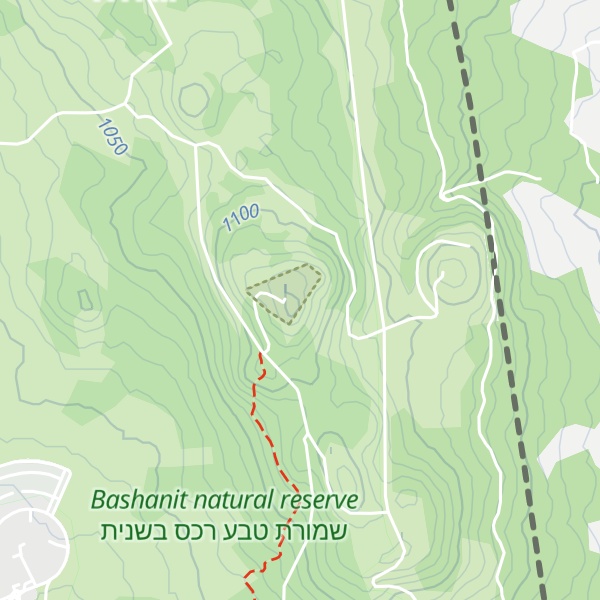 Map of Mt. Hozek