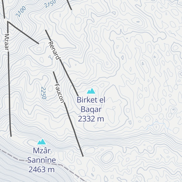 Map of Birket el Baqar