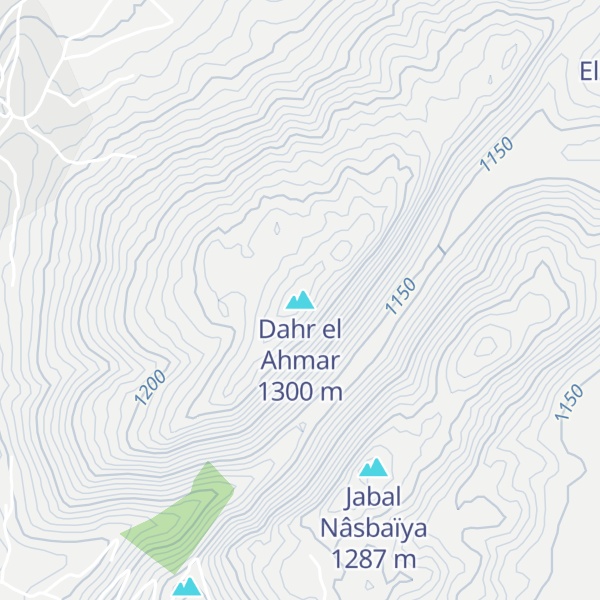 Map of Dahr el Ahmar