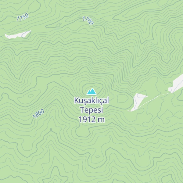 Map of Kuşaklıçal Tepesi
