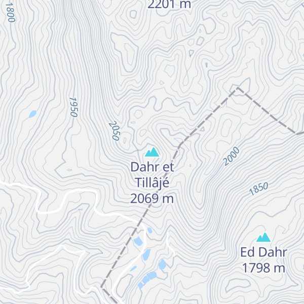 Map of Dahr et Tillâjé